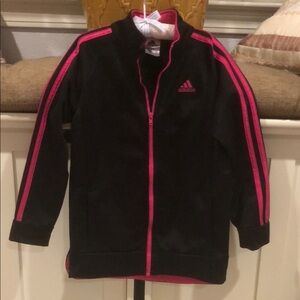 Adidas Black and Pink Track Jacket kt1